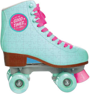 Let The Good Times Roll Roller Skate Mini Puzzle Nostalgic & Retro By Galison