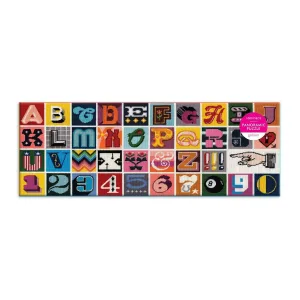 Needlepoint A to Z Alphabet & Numbers By Galison