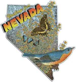 Wendy Gold Nevada Mini Puzzle United States By Galison