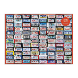 Nantucket License Plates Collage By Galison