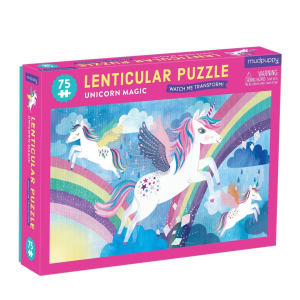 Unicorn Magic Lenticular Puzzle Unicorn By Mudpuppy