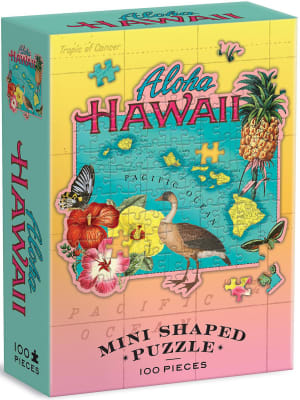 Hawaii Mini Shaped Puzzle United States By Galison