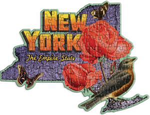 New York Mini Shaped Puzzle New York By Galison