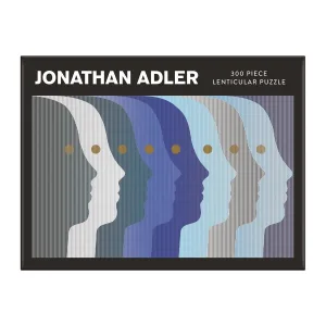 Jonathan Adler Atlas Lenticular Puzzle Pattern & Geometric By Galison