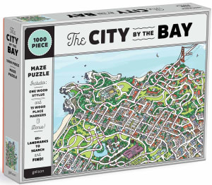 The City by the Bay Maze Puzzle San Francisco By Galison