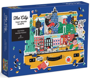 The City That Never Sleeps Shaped Puzzle New York By Galison