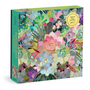 Succulent Mosaic Flower & Garden By Galison