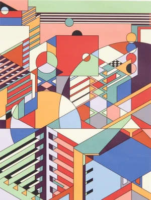 Frank Lloyd Wright Imperial Hotel Contemporary & Modern Art By Galison