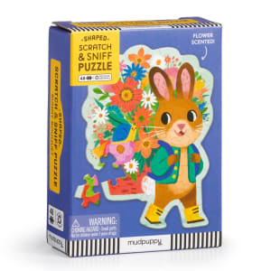 Puz 48 Mini Scratch Sniff Bunny Bouquet By Mudpuppy