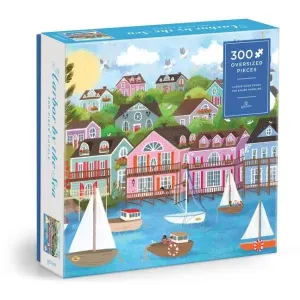 Joy Laforme Harbor By The Sea Boat By Galison