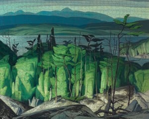 Jack Pine And Poplar Landscape By Pomegranate