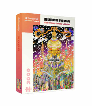 The Trippy Tower of Babel Cartoon By Pomegranate