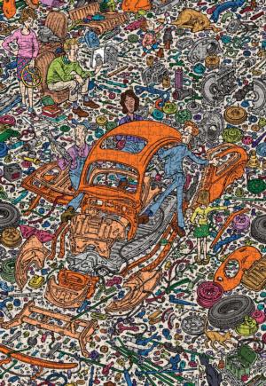 The Exploded Beetle Cartoon Jigsaw Puzzle By Pomegranate