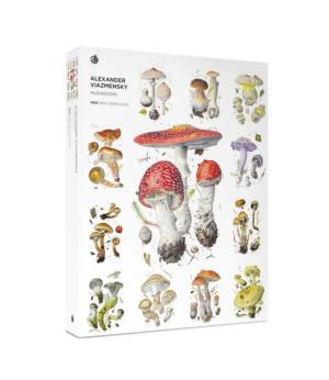 Mushrooms: Alexander Viazmensky  Collage Jigsaw Puzzle By Pomegranate