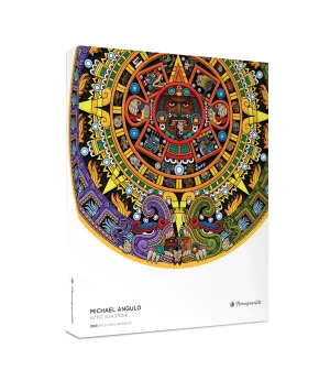 Michael Angulo: Aztec Sun Stone Cultural Art By Pomegranate