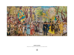 Diego Rivera: Dream of a Sunday Afternoon in Alameda Park Contemporary & Modern Art By Pomegranate