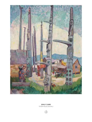 Emily Carr: Totem Poles Cultural Art By Pomegranate