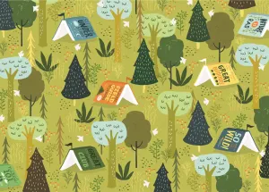 Read Outside Puzzle Camping By Gibbs Smith