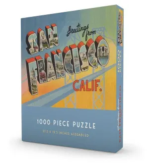 Greetings from San Francisco Puzzle San Francisco By Gibbs Smith