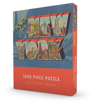 Howdy from New York Puzzle New York By Gibbs Smith