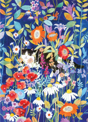 Garden Cat Flower & Garden By Peter Pauper Press