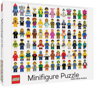 Lego Minifigure Collage By Chronicle Books