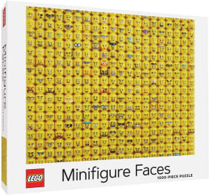LEGO Minifigure Faces Collage By Chronicle Books