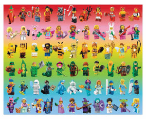 LEGO Minifigure Rainbow Game & Toy By Chronicle Books