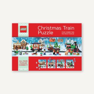 LEGO Christmas Train Puzzle Game & Toy By Chronicle Books