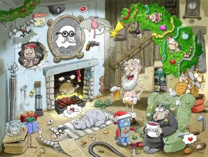 Christmas at Chaos House Christmas By All Jigsaw Puzzles