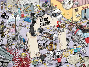 Chaos at the Movies Movies & TV By All Jigsaw Puzzles