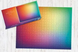 Blurry Rainbow - Impuzzible No.21 Abstract By All Jigsaw Puzzles