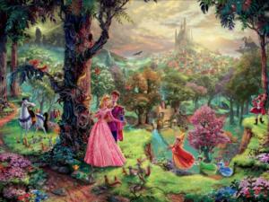 Thomas Kinkade Disney - Sleeping Beauty Disney Princess Jigsaw Puzzle By Ceaco