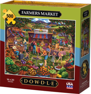 Farmers Market Shopping By Dowdle Folk Art