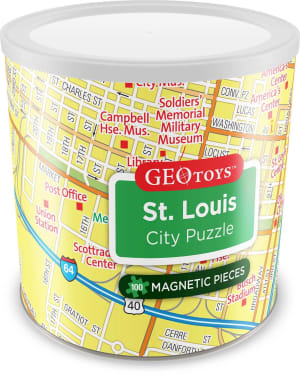 St. Louis - Magnetic Puzzle St. Louis By Geo Toys