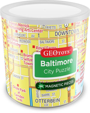 Baltimore - Magnetic Puzzle Maps & Geography By Geo Toys