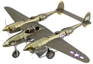 P-38 Lightning Military By Metal Earth