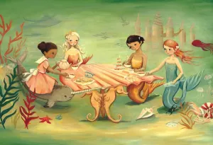 Mermaid Tea Party Mermaid By New York Puzzle Co