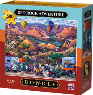 Red Rock Adventure Americana By Dowdle Folk Art