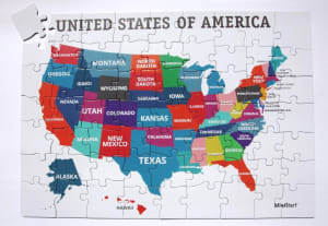 USA (60 pcs) United States By Mind Start