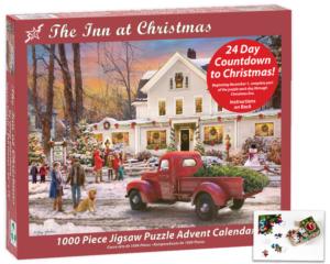 The Inn at Christmas Jigsaw Puzzle Advent Calendar Christmas Advent Calendar Puzzle By Vermont Christmas Company