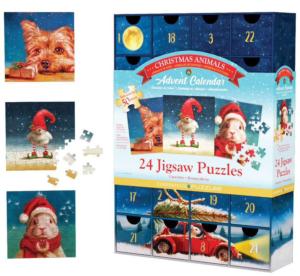 Advent Calendar Funny Animals Christmas Advent Calendar Puzzle By Eurographics