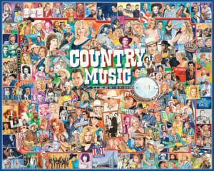 Country Music by James Mellett Collage By White Mountain