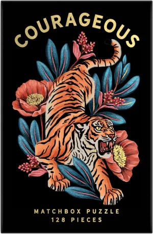 Courageous Matchbox Mini Puzzle Big Cats By Galison