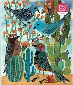 Desert Avian Friends Contemporary & Modern Art Jigsaw Puzzle By Galison