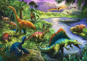Predatory Dinosaurs Children's Cartoon By Trefl
