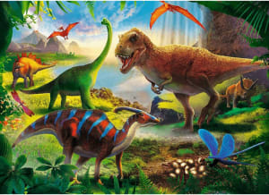 Frame Dinosaurs Children's Cartoon By Trefl