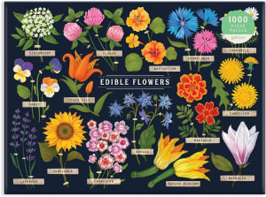 Edible Flowers Educational By Galison