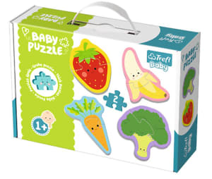 Vegetables and Fruits 4 in 1 Puzzle Fruit & Vegetable By Trefl