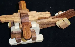 Helicopter Kumiki Puzzle By Creative Crafthouse